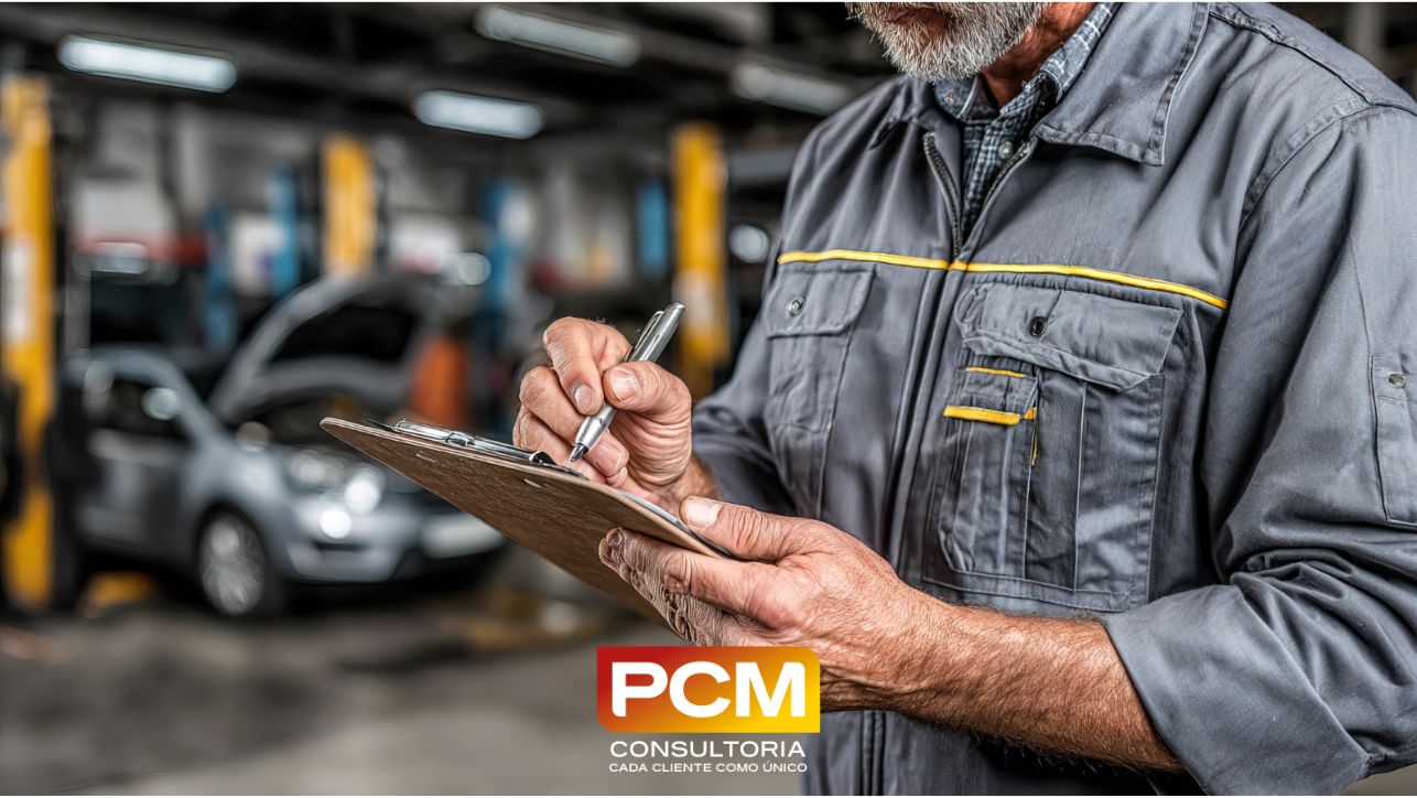 Homem preenchendo uma prancheta